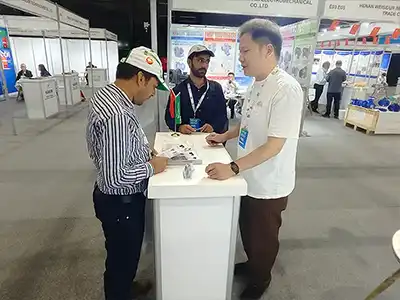 Visitors learning about Yuantai Cranes